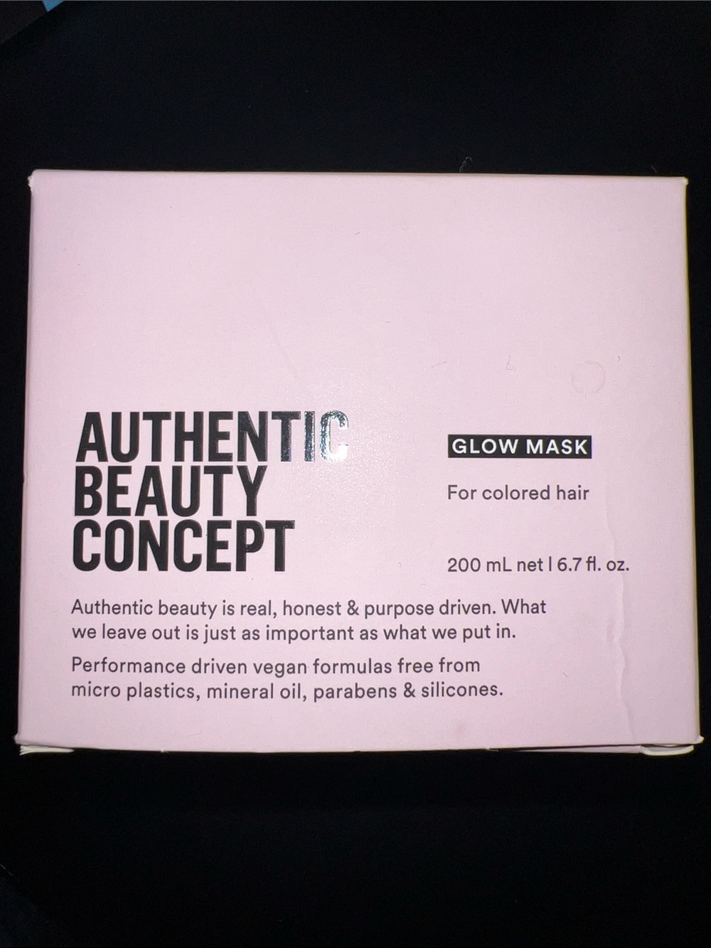 Authentic Beauty concept – 6.7 ounce Glow Mask for Colored Hair NEW